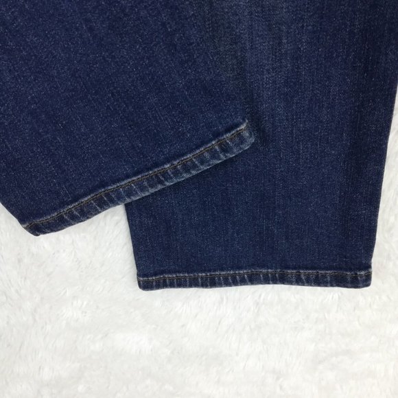Lauren Jeans Co Womens Jeans Classic Straight Blue Denim Medium Wash Petite 8P - Picture 9 of 12